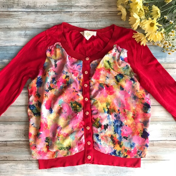 Anthropologie HWR Floral Sweater M - Picture 2 of 8